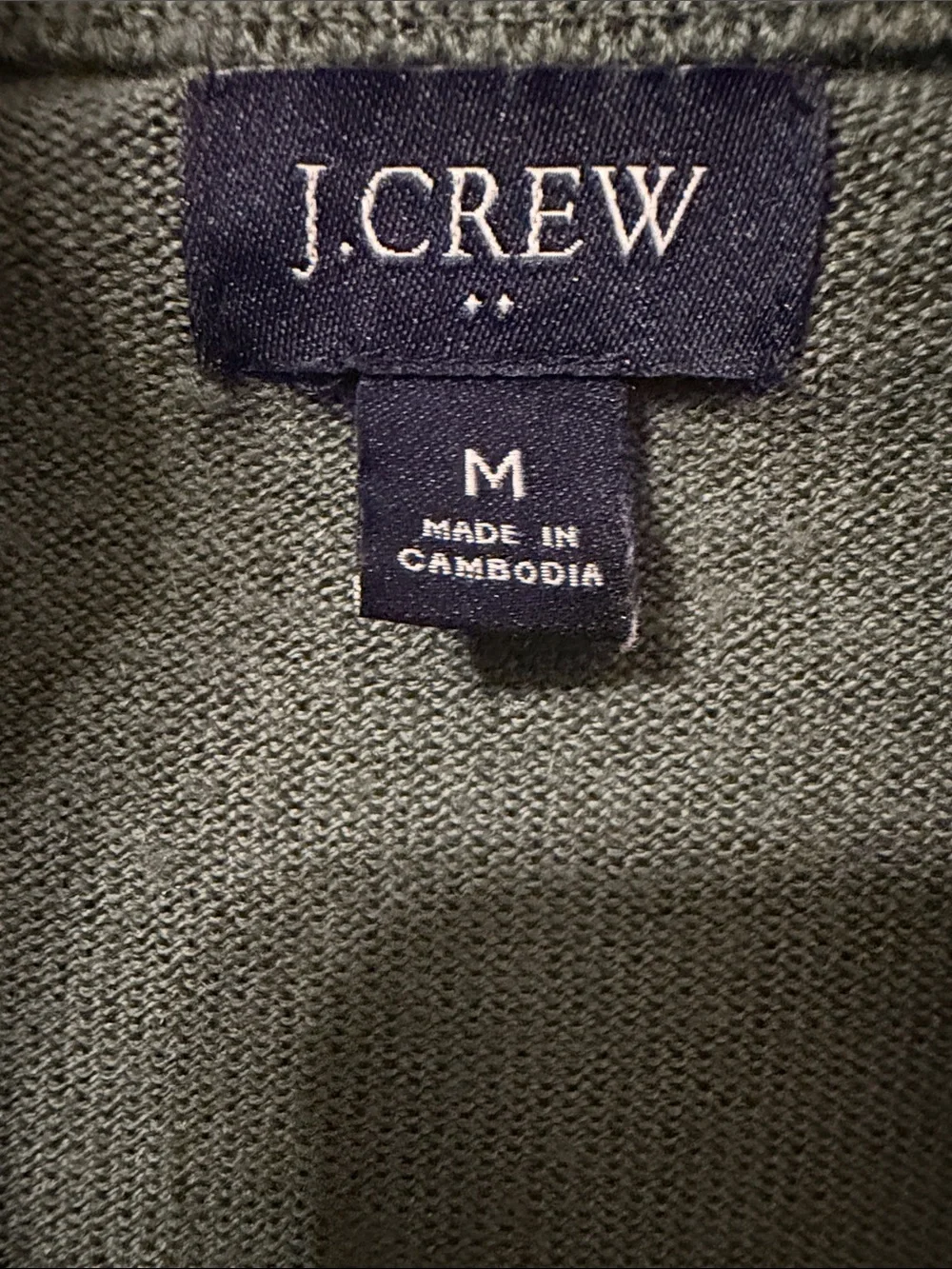 J Crew Men's Half-Zip Mock Neck Sweater